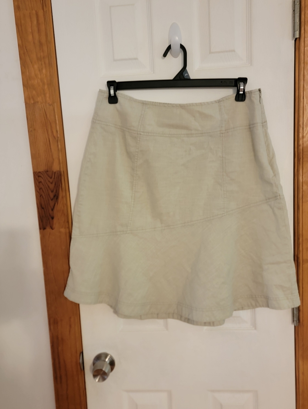 Royal Robbins Light Beige Pieced A-Line Skirt Size 12